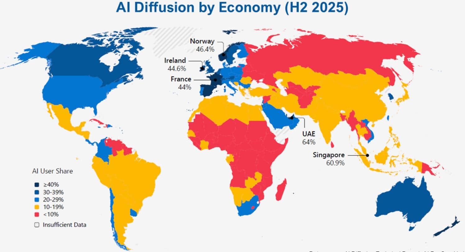 Generative AI Statistics By Regional Leadership
