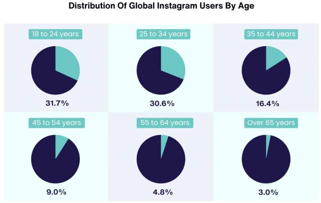 Instagram Users Age Demographics
