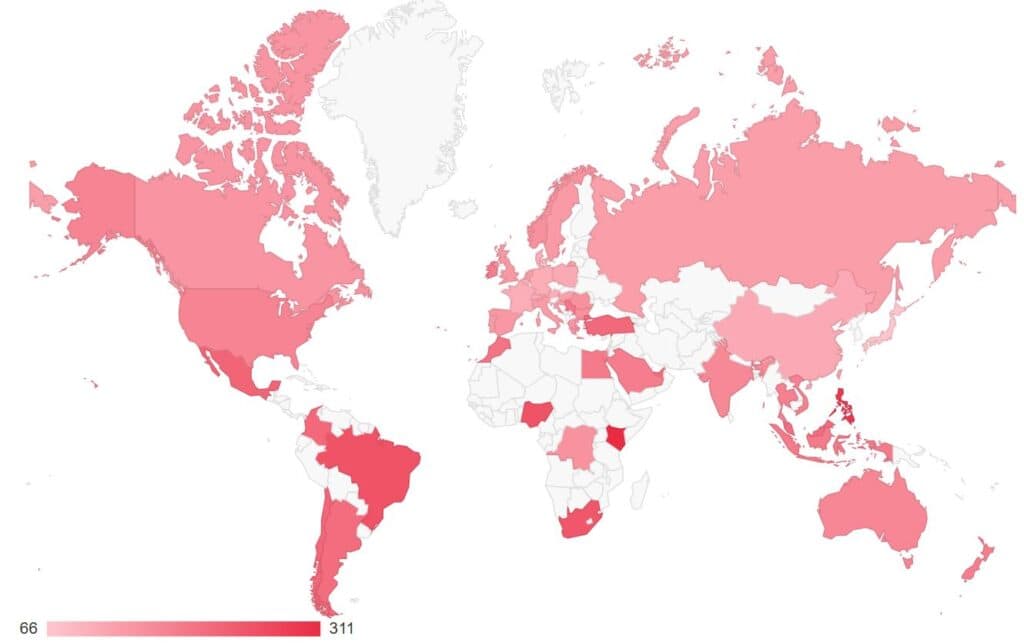Average Time Spent On Social Media Statistics By Country
