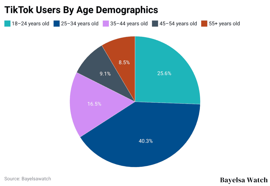 TikTok Users By Age Demographics