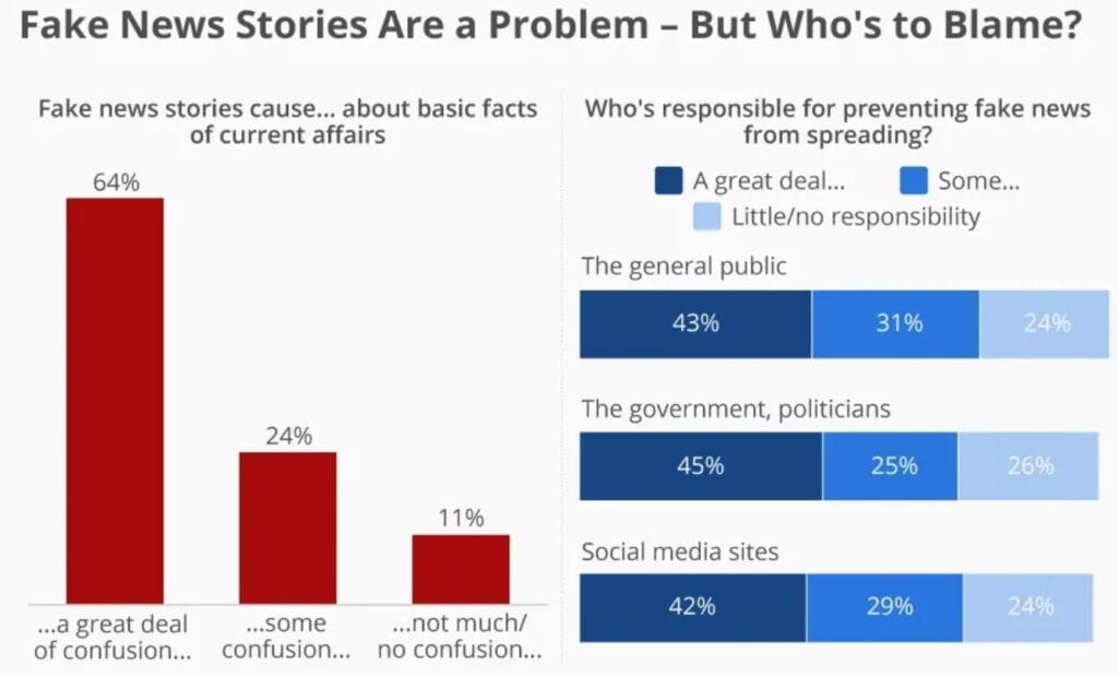 Public Views On Fake News, Confusion, And Responsibility