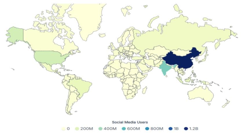 Social Media Users by Country 2026