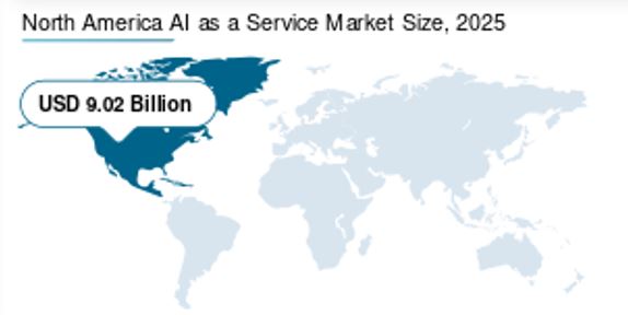 AI As A Service: Regional Statistics In North America